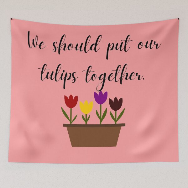 Item preview, We should put our tulips together design in pink designed and sold by JustBeingAlicia.