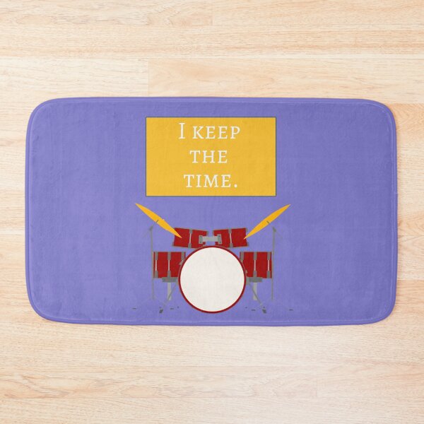 Item preview, I keep the time, Drums designed and sold by Feline Rockstars.
