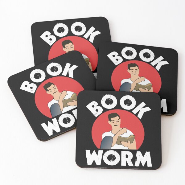 Item preview, Bookworm silhouette guy designed and sold by mederDESIGNS.