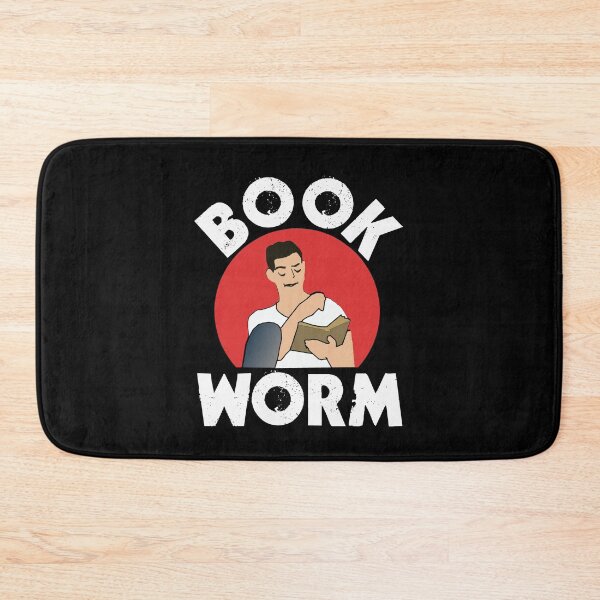 Item preview, Bookworm silhouette guy designed and sold by mederDESIGNS.