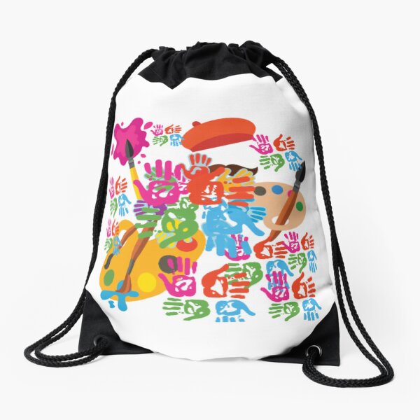 Colourfull life Drawstring Bag