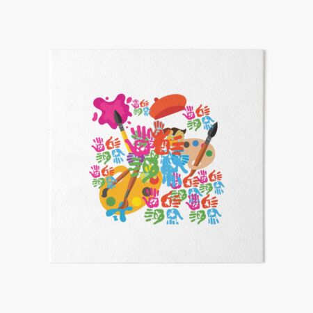 Colourfull life Art Board Print