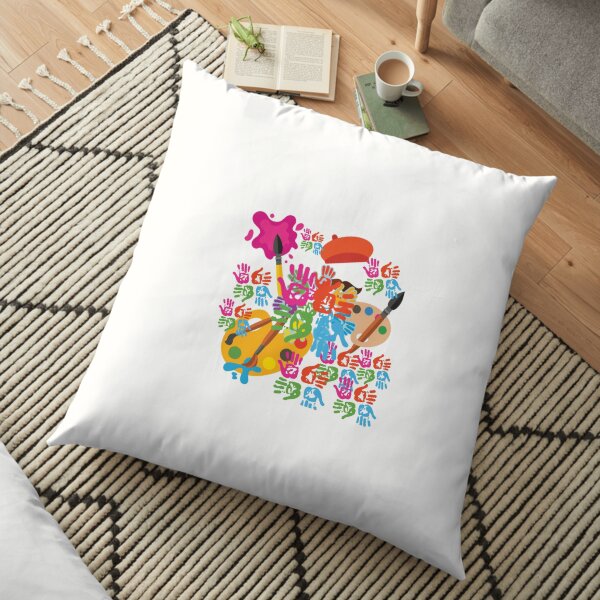 Colourfull life Floor Pillow