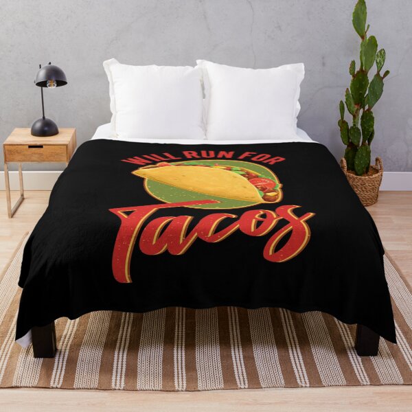 Item preview, Will Run For Tacos Funny Retro designed and sold by AnastasiaDesign.