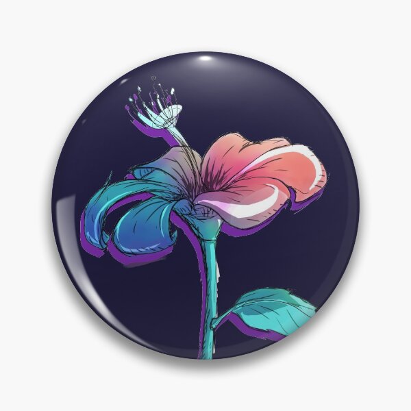 Item preview, Glass Hibiscus designed and sold by theinkypensieve.