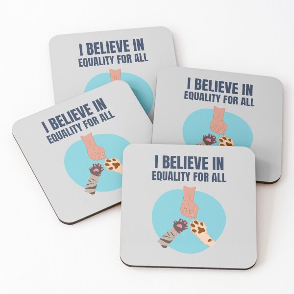 Item preview, Equality for all, dogs and cats designed and sold by Monskyart.