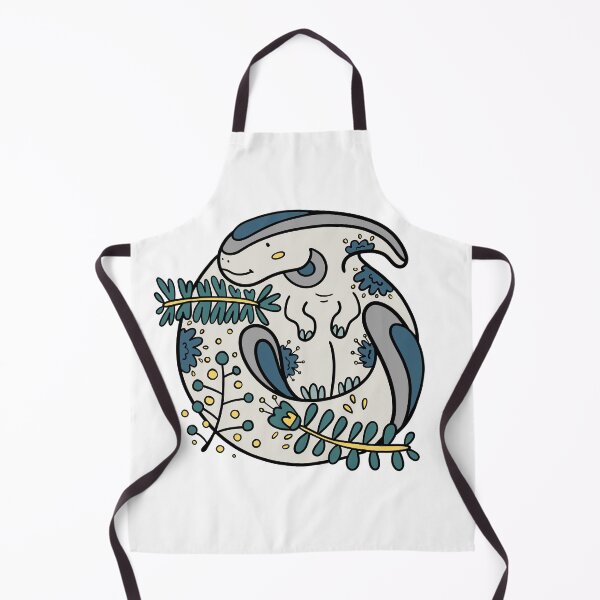 Item preview, Cute Parasaurolophus Floral Dino designed and sold by maak-and-illy.