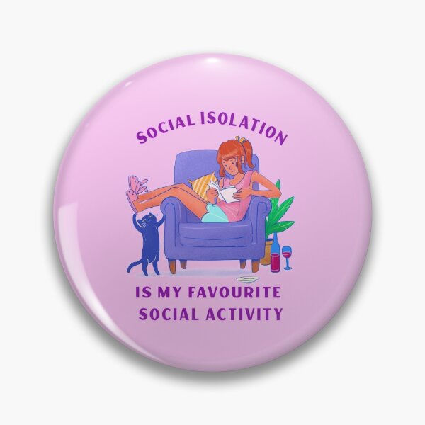 Item preview, Funny Social Isolation Quote designed and sold by bradm50.