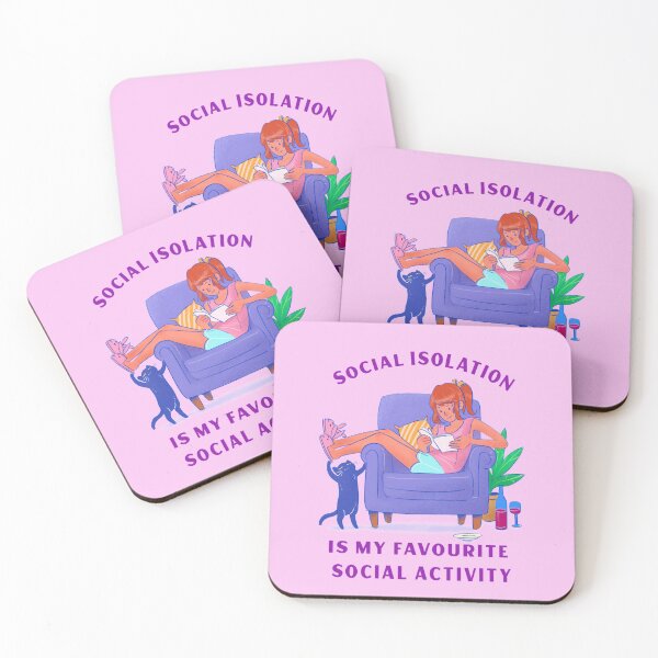 Item preview, Funny Social Isolation Quote designed and sold by bradm50.