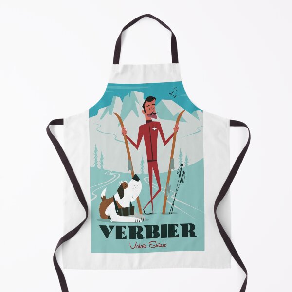 Item preview, Verbier ski poster designed and sold by GAGodel.