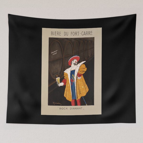 Item preview, retro biere du fort carre bock diamant anno designed and sold by CorasPosters.