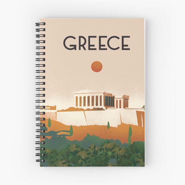 Artikelvorschau, Reiseplakat Griechenland Athen entworfen und verkauft von Arctic frame studio.