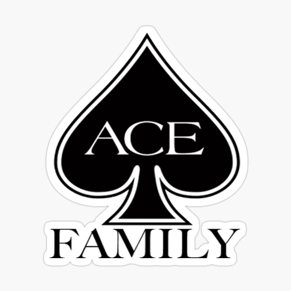 Great Ace Family Merch Royal Blue Circle Ace Family Shirt Teeshirtbear ...