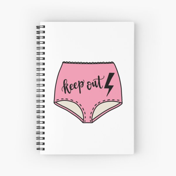 Glitter Panties Spiral Notebook for Sale by nudelele