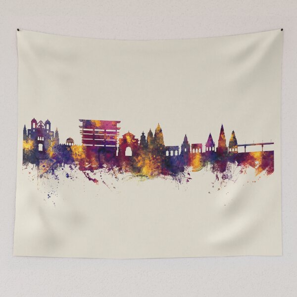 Item preview, Pandharpur Skyline India designed and sold by ArtPrints.