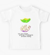 The Land Before Time: Let your heart guide you. It whispers, so listen closely Kids Tee