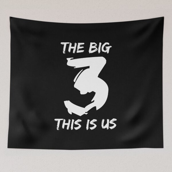 Item preview, The Big Three This Is Us designed and sold by flyersarena.