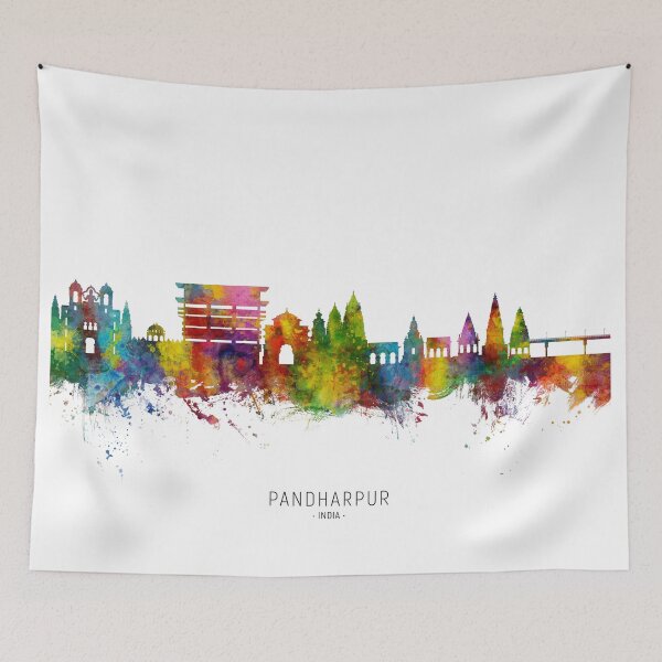 Item preview, Pandharpur Skyline India designed and sold by ArtPrints.