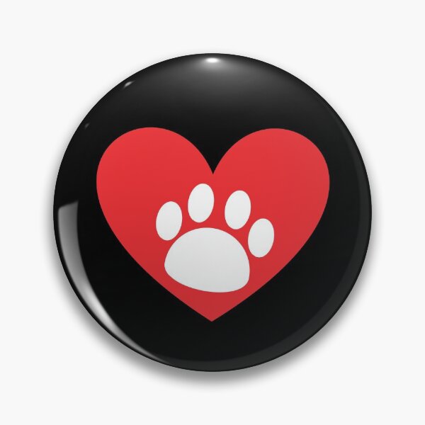 Item preview, Paw print in my heart-Love animals designed and sold by DENYS PUSHKAROV.