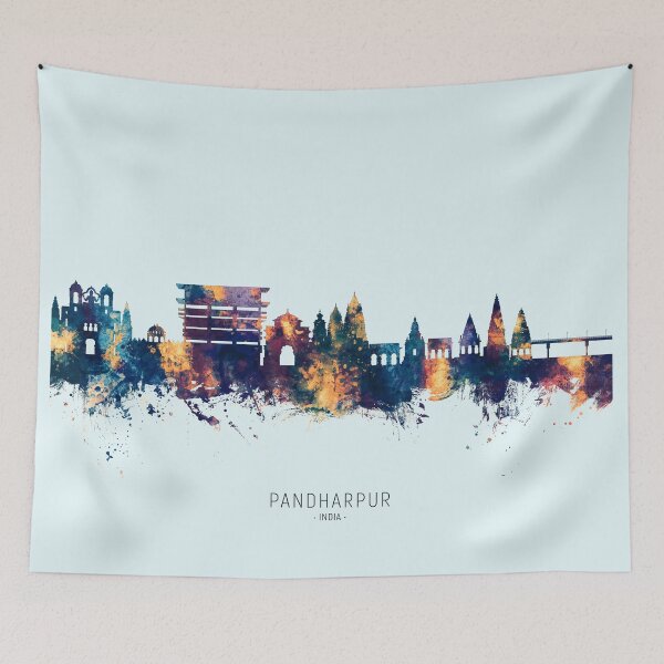 Item preview, Pandharpur Skyline India designed and sold by ArtPrints.