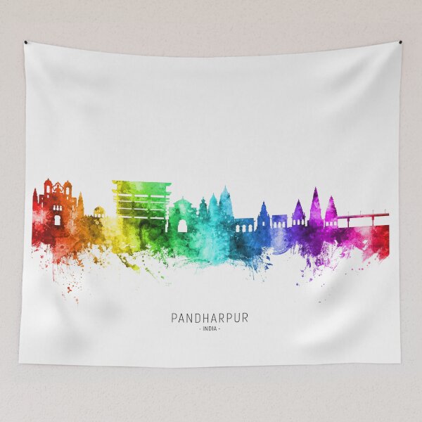 Item preview, Pandharpur Skyline India designed and sold by ArtPrints.