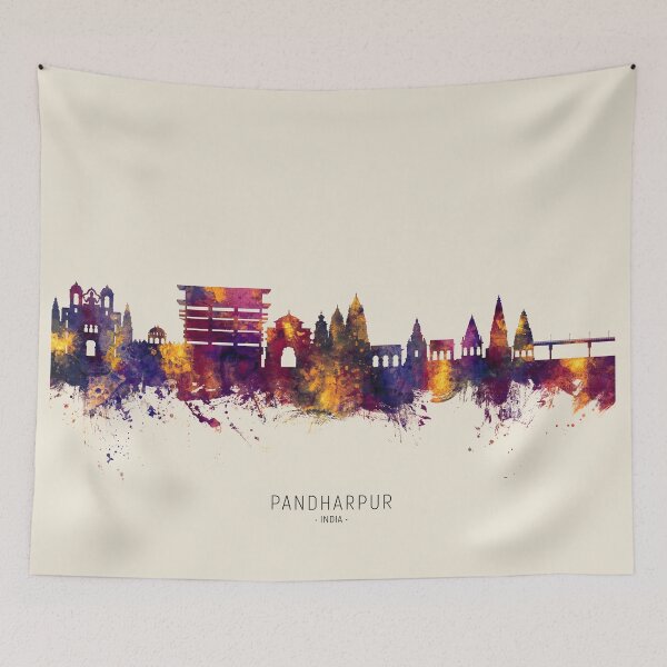 Item preview, Pandharpur Skyline India designed and sold by ArtPrints.