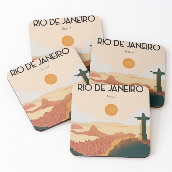 Item preview, Rio de janeiro vintage travel poster  designed and sold by Arctic frame studio.