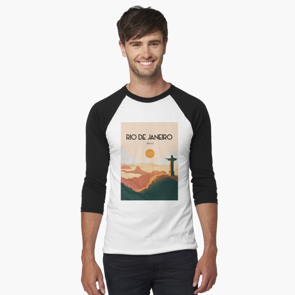 Item preview, Baseball ¾ Sleeve T-Shirt designed and sold by Caravanstudio.