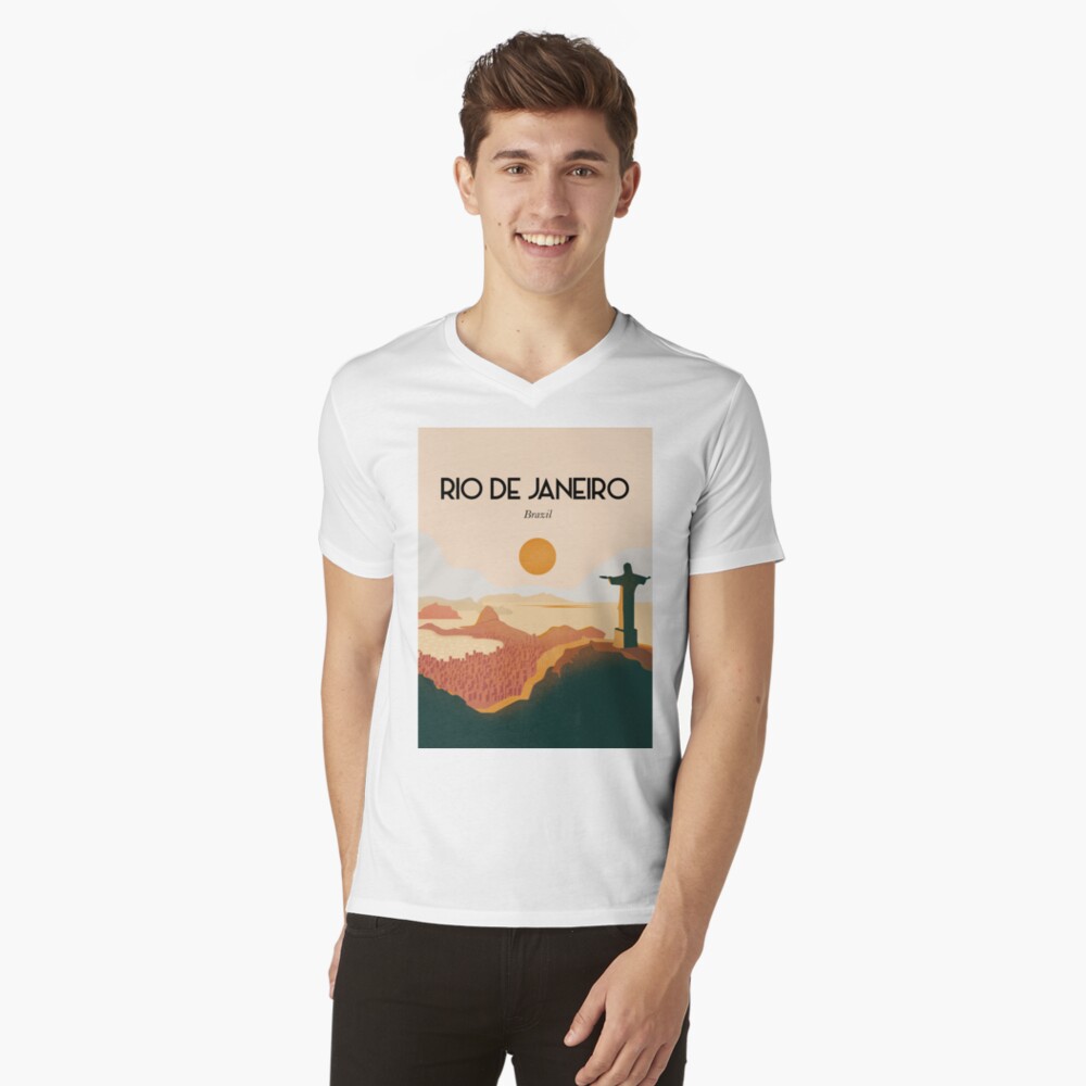 Item preview, V-Neck T-Shirt designed and sold by Caravanstudio.