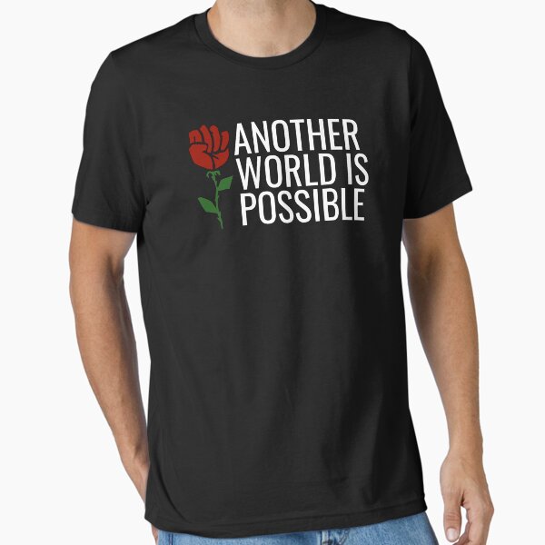 Item preview, Leftist Art - AOC Ocasio Cortez Quote - Socialist Slogan Rose Fist Liberal Saying Protest designed and sold by RockFireMerch.