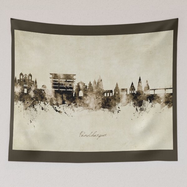 Item preview, Pandharpur Skyline India designed and sold by ArtPrints.