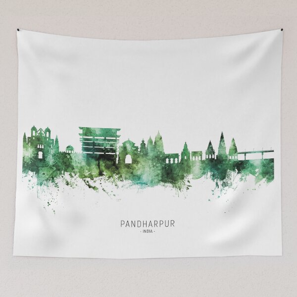 Item preview, Pandharpur Skyline India designed and sold by ArtPrints.