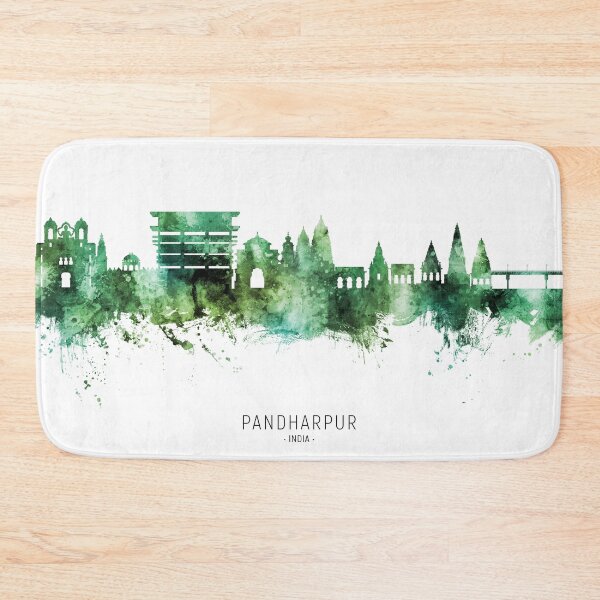 Aperçu de l'œuvre Pandharpur Skyline India créée et vendue par ArtPrints.
