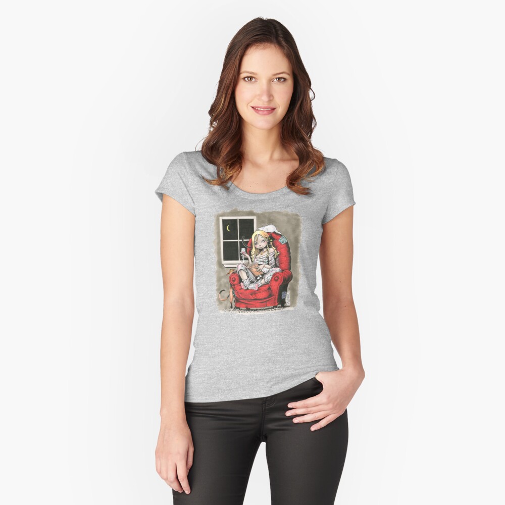 Item preview, Fitted Scoop T-Shirt designed and sold by gWebberArts.