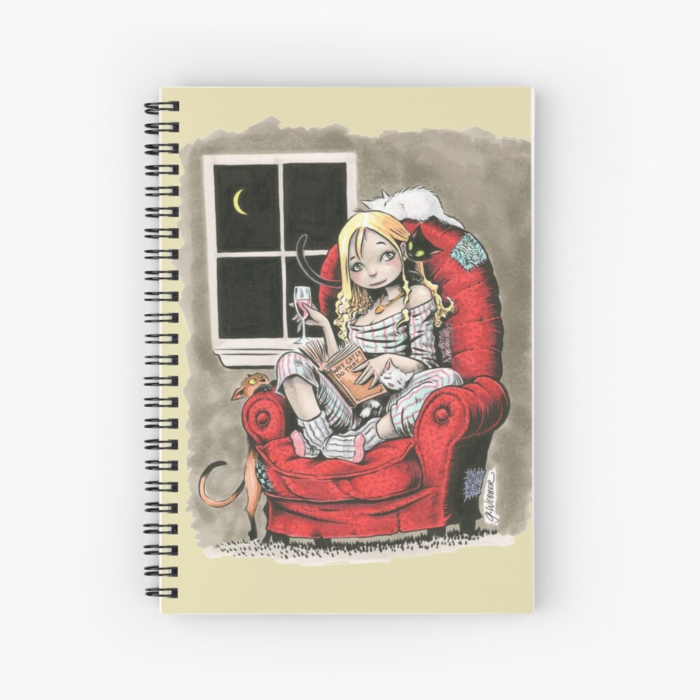 Item preview, Spiral Notebook designed and sold by gWebberArts.