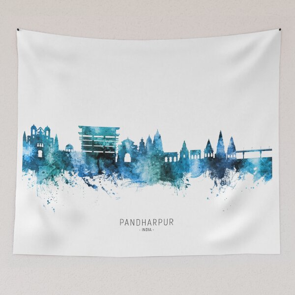 Item preview, Pandharpur Skyline India designed and sold by ArtPrints.
