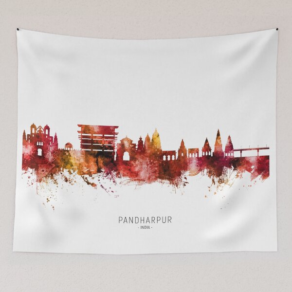Item preview, Pandharpur Skyline India designed and sold by ArtPrints.