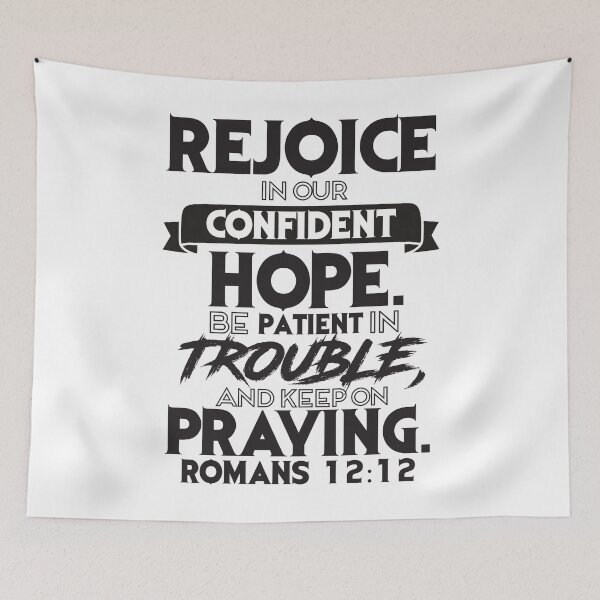 Item preview, Romans 12:12 designed and sold by plushism.