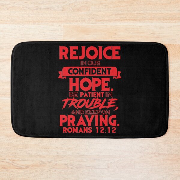 Item preview, Romans 12:12 designed and sold by plushism.