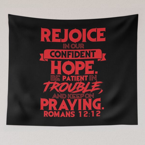 Item preview, Romans 12:12 designed and sold by plushism.