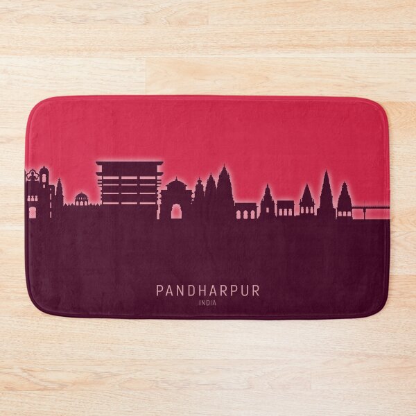 Aperçu de l'œuvre Pandharpur Skyline India créée et vendue par ArtPrints.
