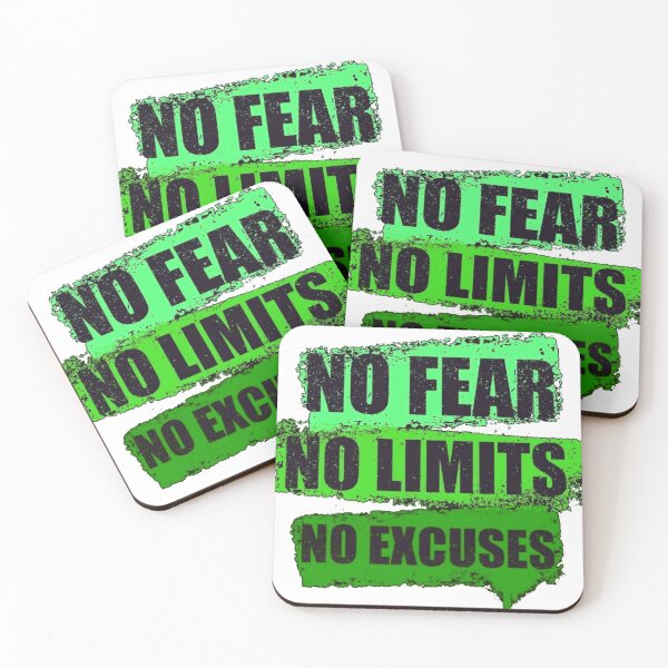 Item preview, No Fear, No Limits, No Excuses designed and sold by KimzApparel.