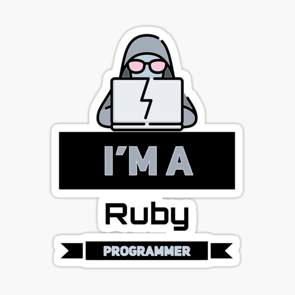 Item preview, I'm a Ruby Programmer (color black) designed and sold by Stornu2Ruedas.