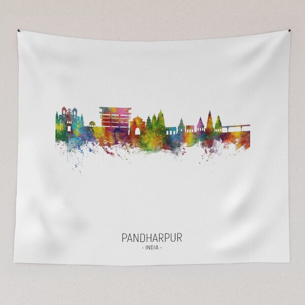 Item preview, Pandharpur Skyline India designed and sold by ArtPrints.