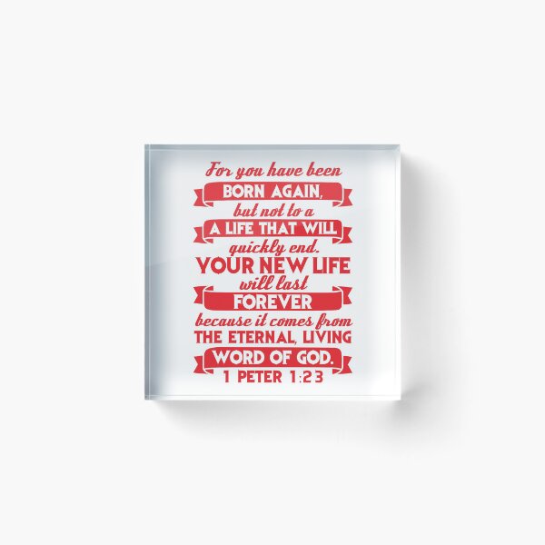 Item preview, 1 Peter 1:23 designed and sold by plushism.