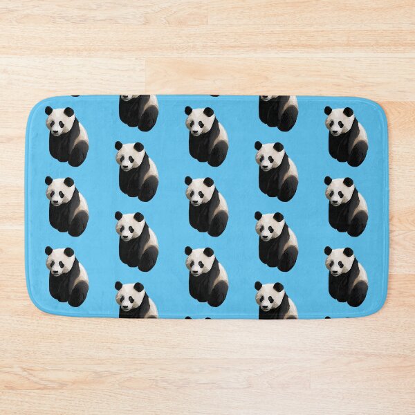 Item preview, Sky Blue - Realistic Giant Panda Illustration designed and sold by Amanda Roos.