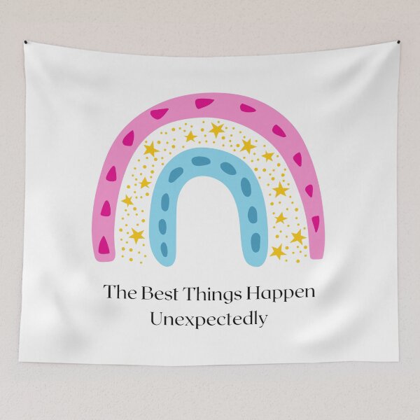 Item preview, The Best Things Happen Unexpectedly designed and sold by ricknosis.