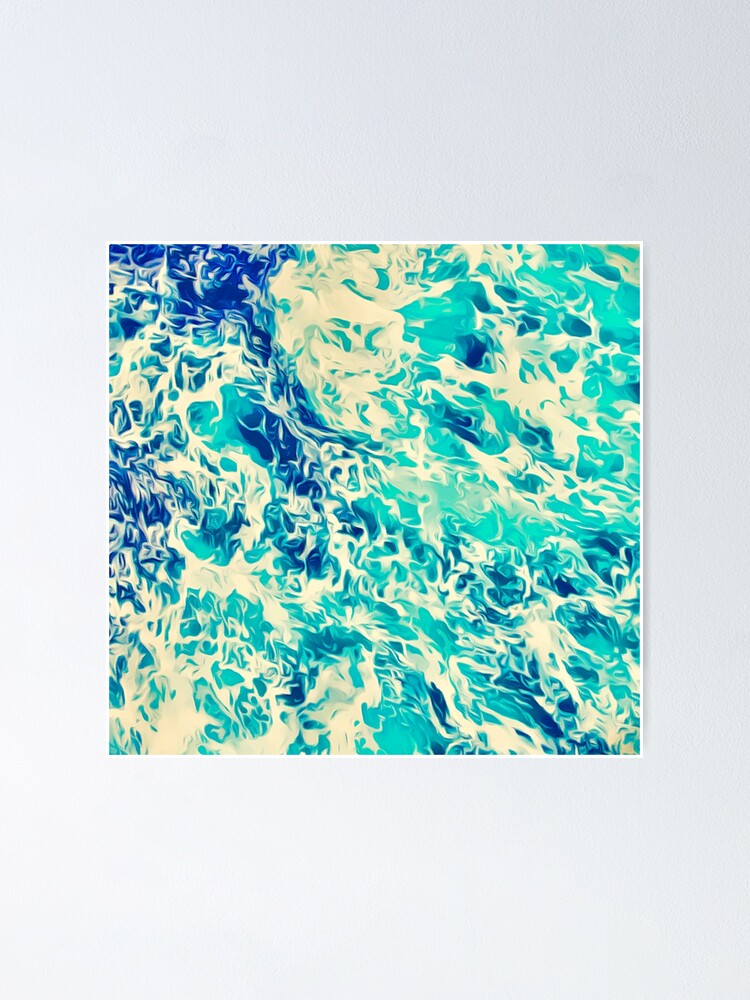 Ocean Tide Poster For Sale By Silentphrases Redbubble