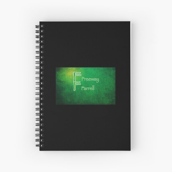 Logo all green Spiral Notebook