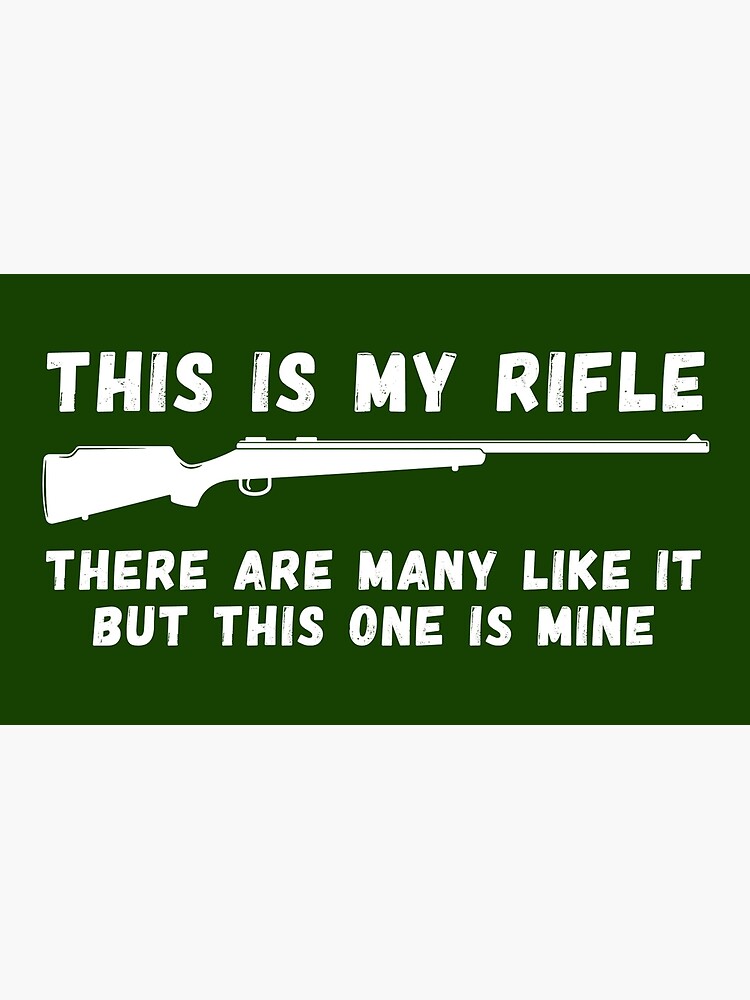 "This Is My Rifle There Are Many Like It T Shirt" Mug by bitsnbobs